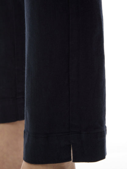 Stretch Cotton Slim Trousers