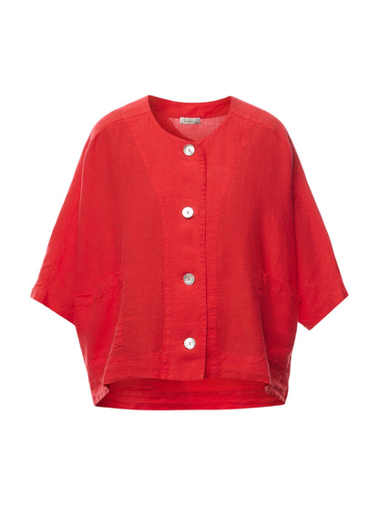 Organza Linen Relaxed Jacket