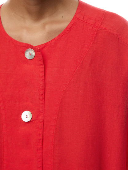 Organza Linen Relaxed Jacket