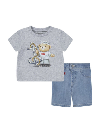 Baby Levi Anchor Denim Set