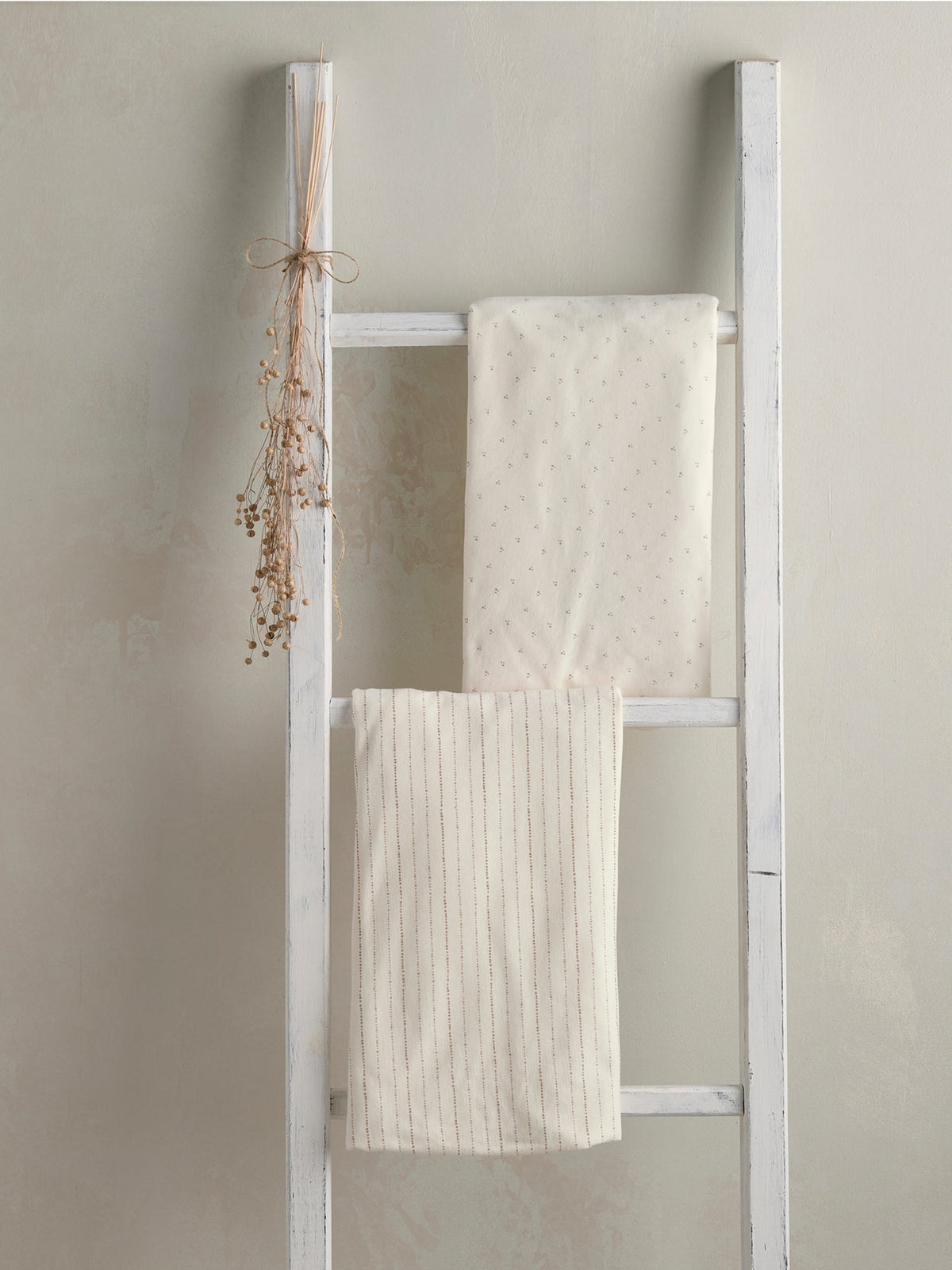 Lua Crib Fitted Sheets Two Pack Cream