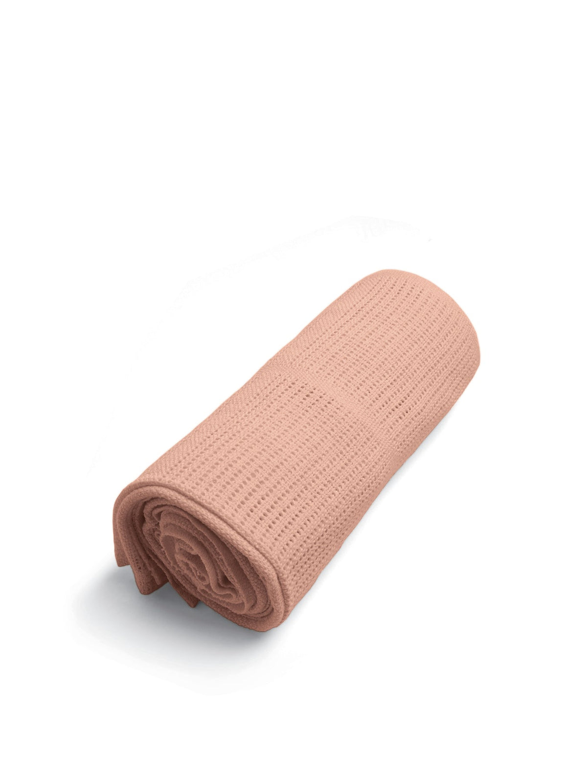 Cellular Cot Bed Blanket Pink