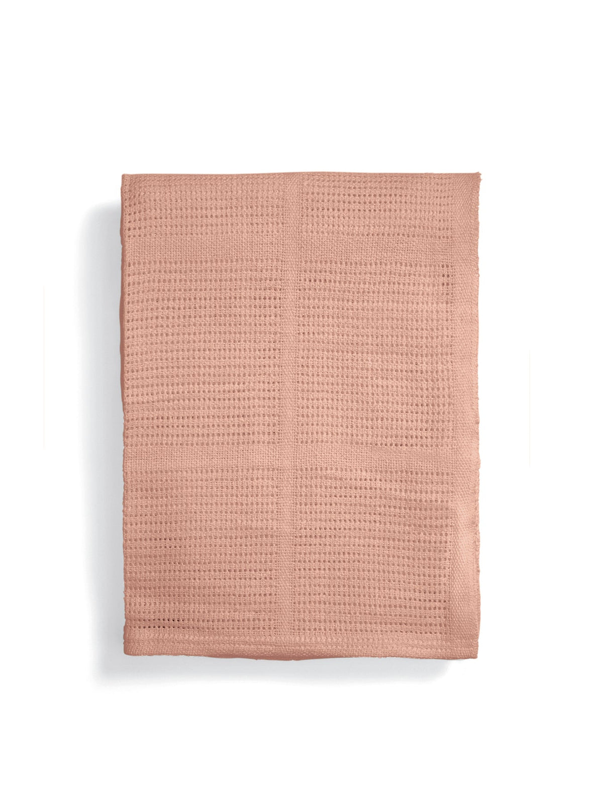 Cellular Cot Bed Blanket Pink