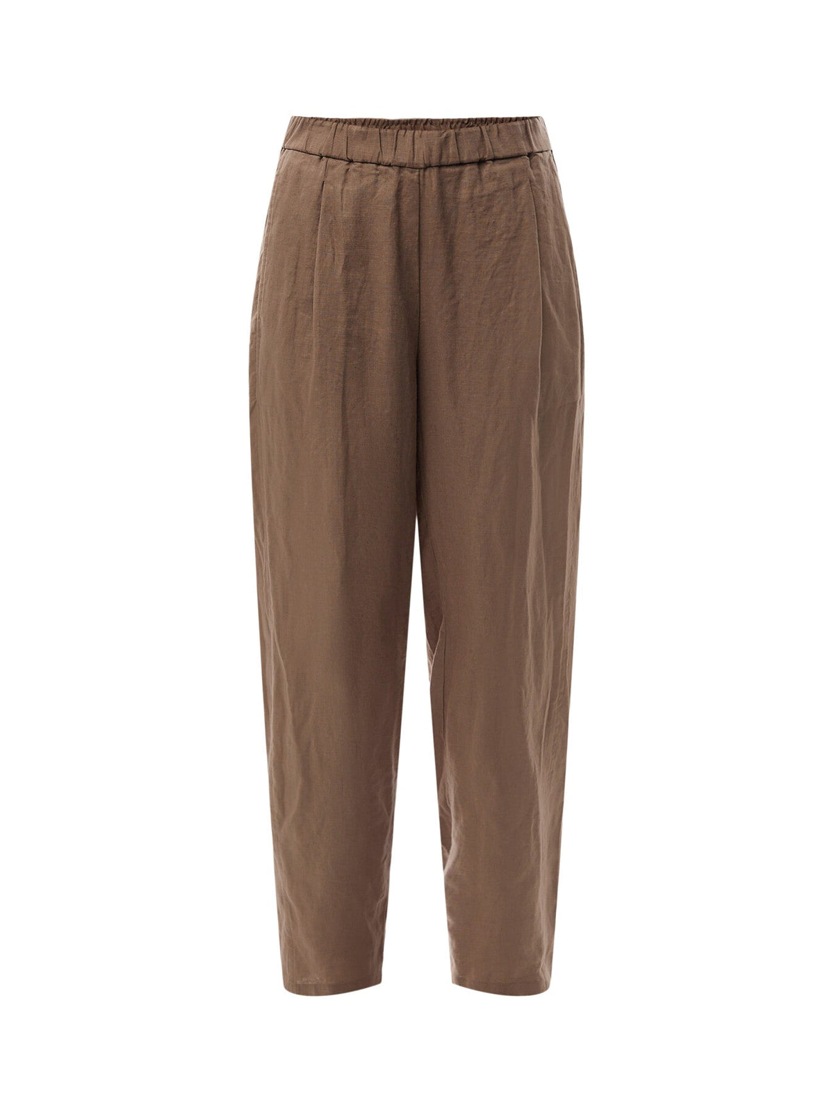 Ankle Pleated Lantern Pant Linen