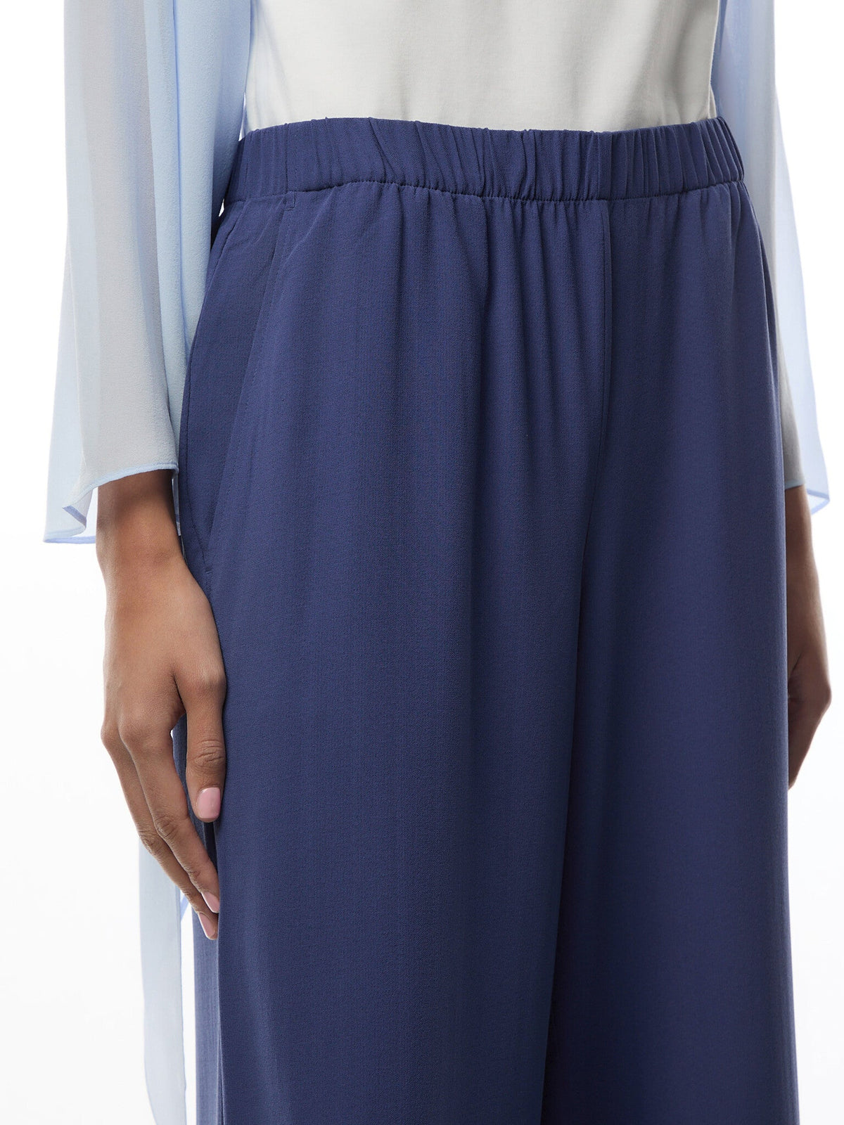 Wide Ankle Pant Silk Georgette
