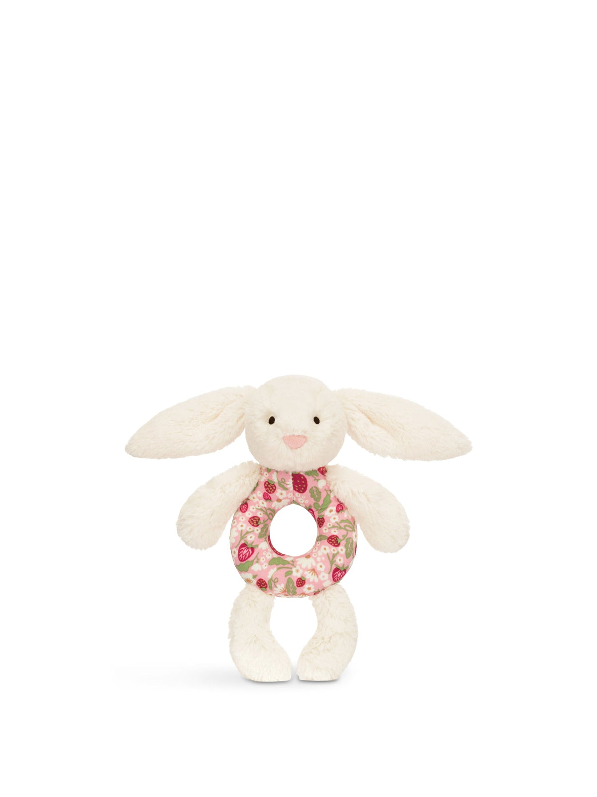 Blossom Cream Bunny Berry Ring Rattle 18cm
