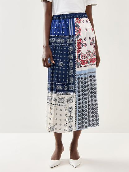 Weekend Luna Pleated Printed Skirt