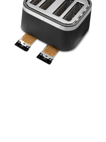 Bronte Black 4 Slice Toaster