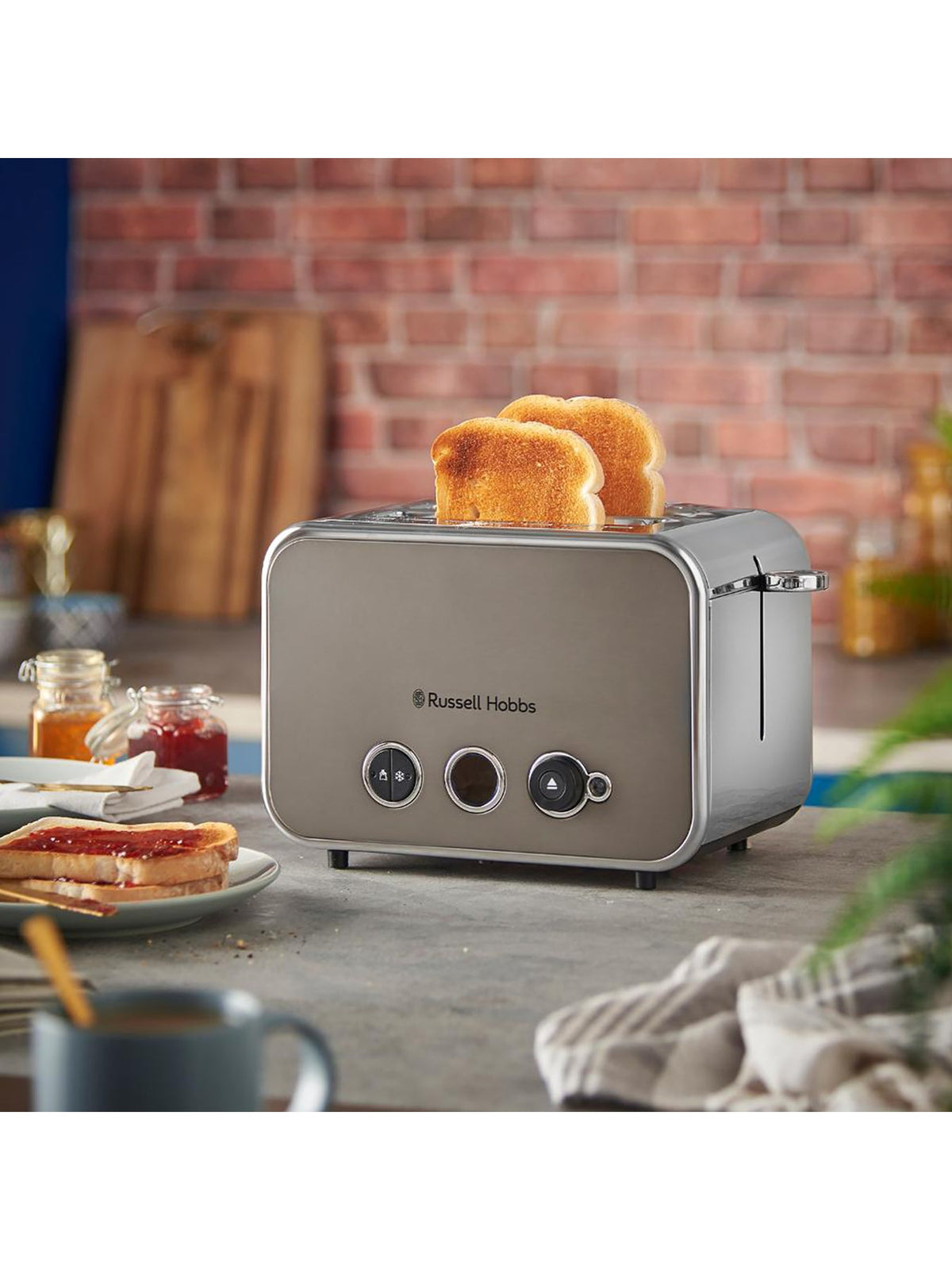 Distinctions Black 2 Slice Toaster