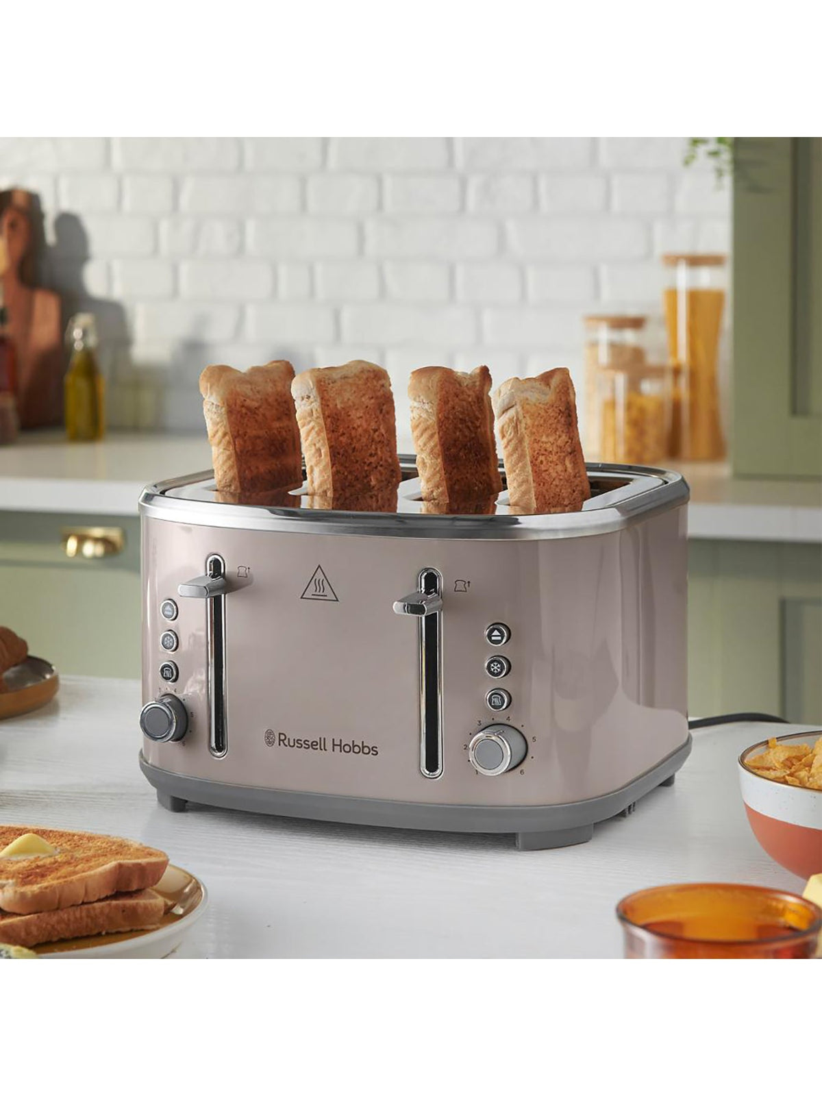 Stylevia Mocha 4 Slice Toaster