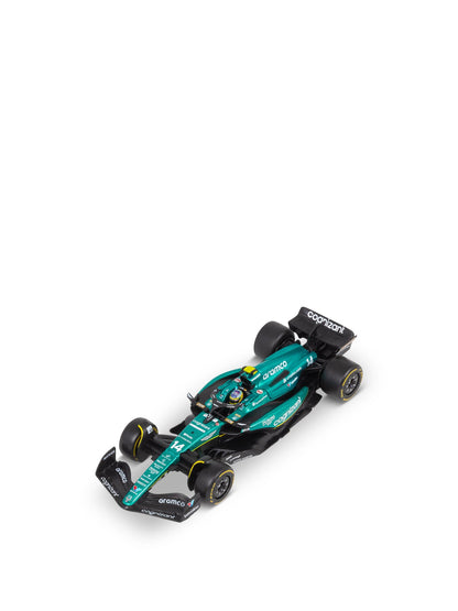 Aston Martin AMR23 2023 Car with Alonso Helmet
