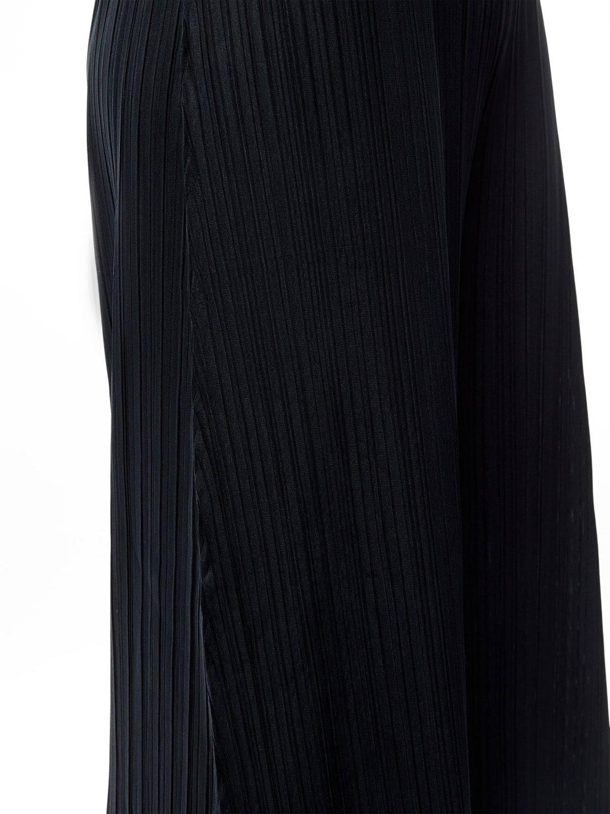 Pleats Mellow Blue Black Pants