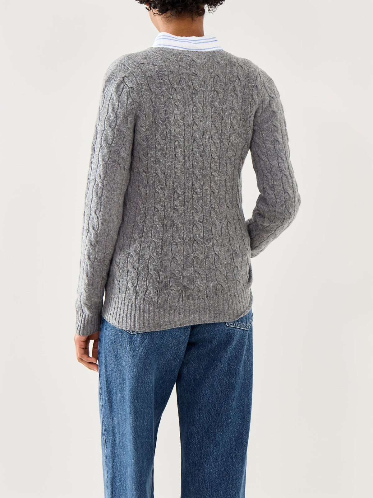Kimberly Long Sleeve Pullover Grey