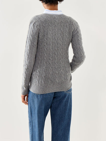 Kimberly Long Sleeve Pullover Grey