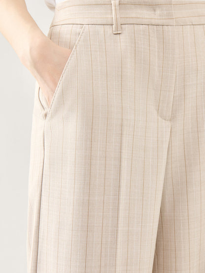 Marella Skipper Pinstriped Tailored Trouser