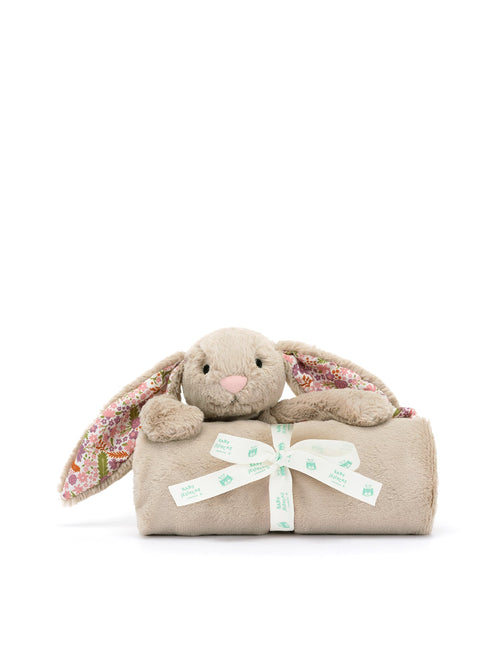 Blossom Beige Bunny Petal Blankie 56cm