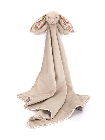 Blossom Beige Bunny Petal Blankie 56cm