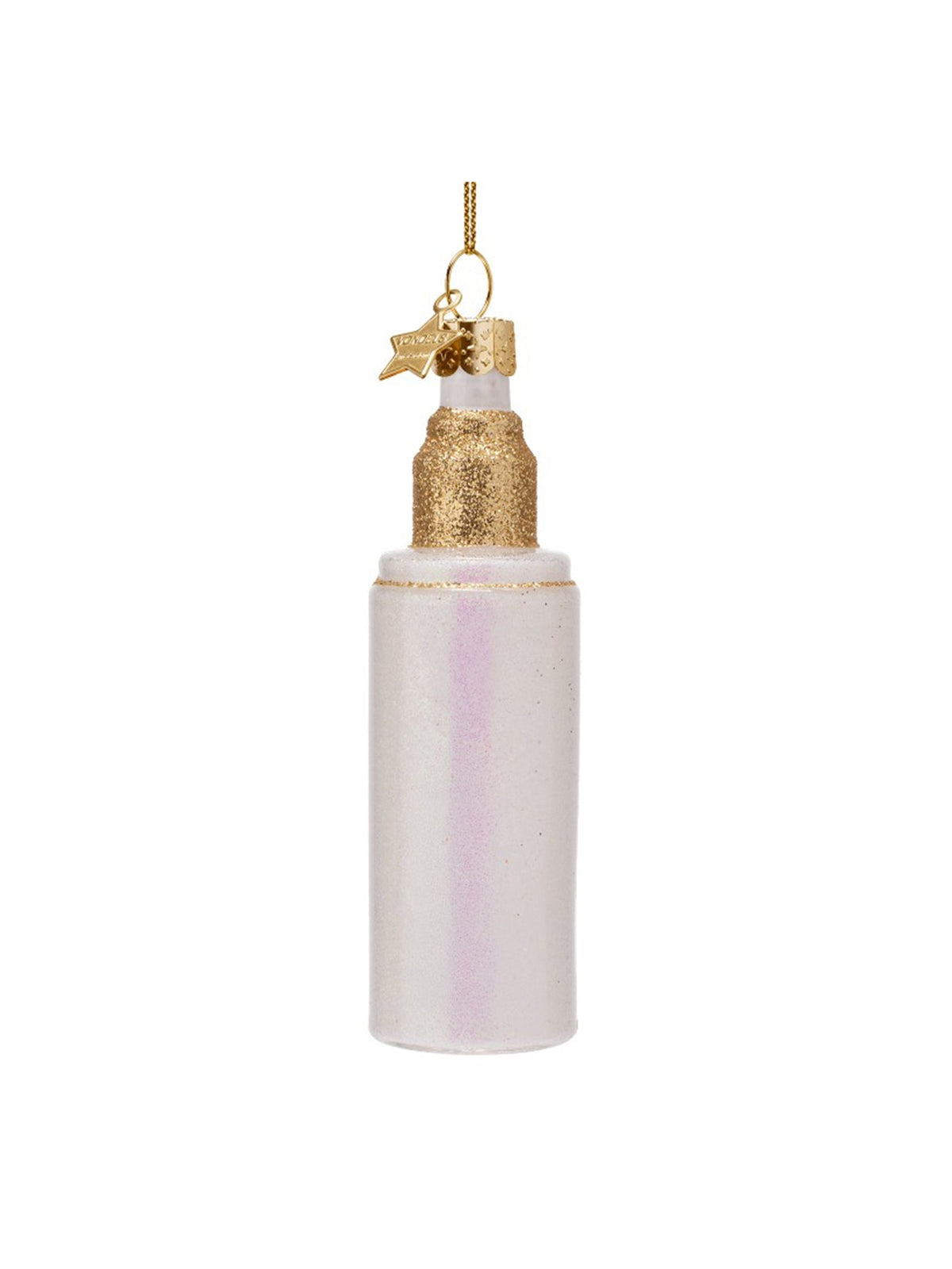 Glass Oil Setting Spray Christmas Hanging Decoration