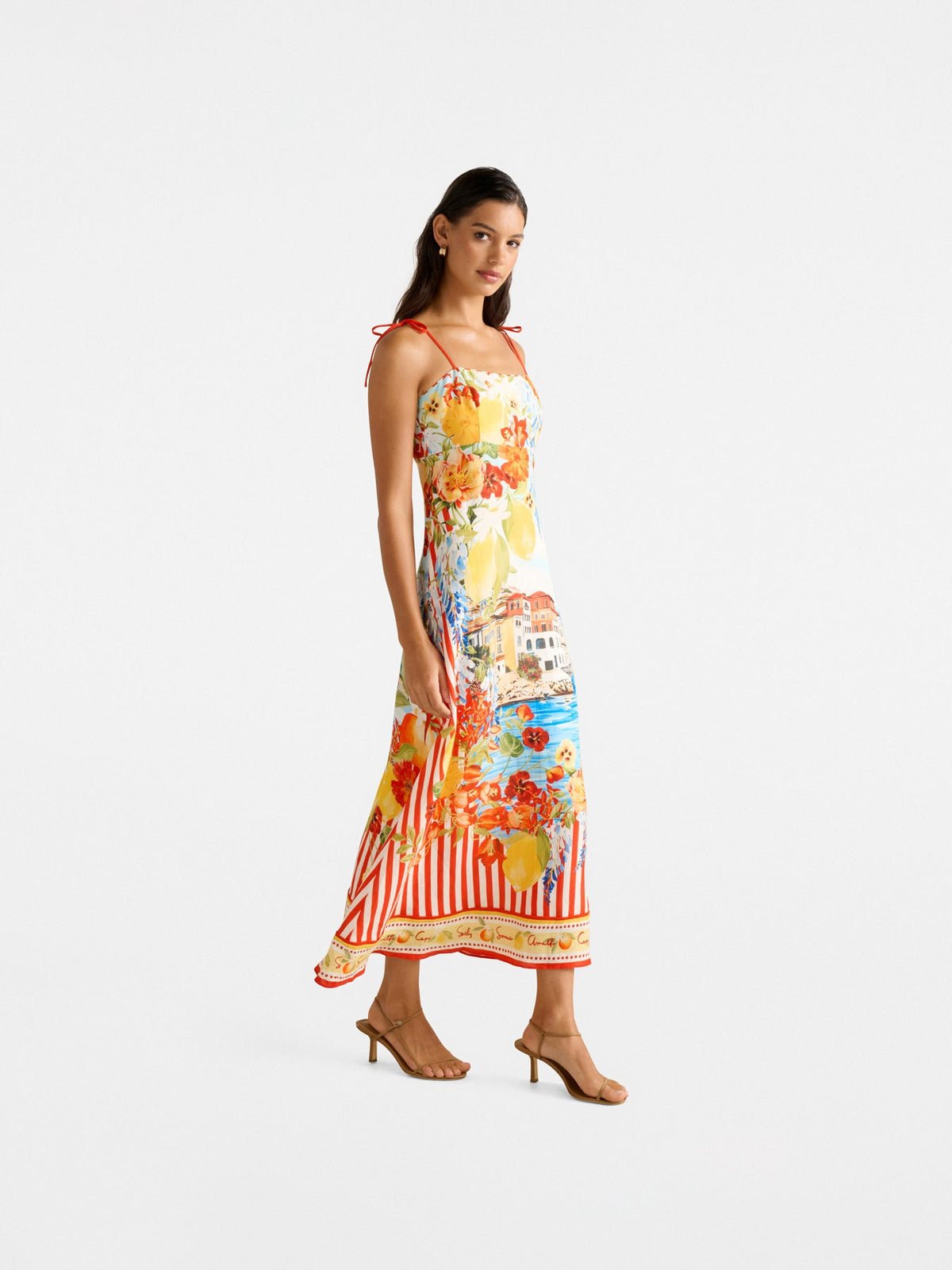 Sicilia Printed Midi Dress
