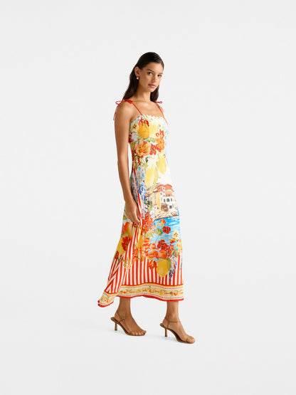 Sicilia Printed Midi Dress