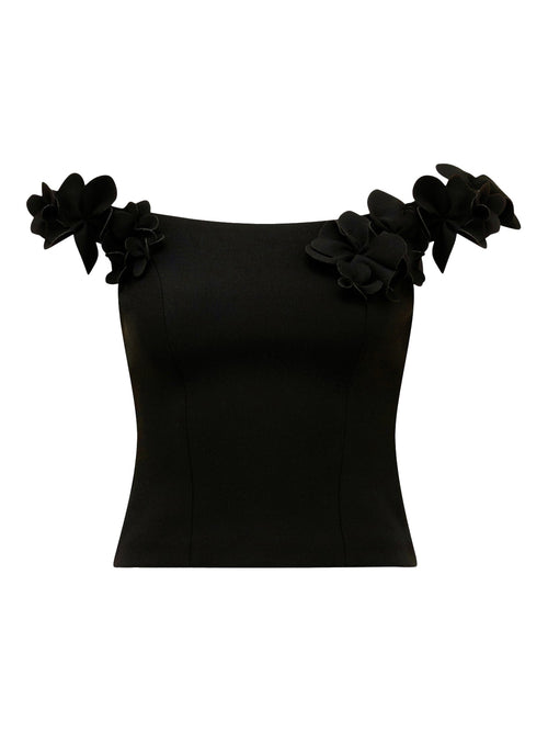 Faye Applique Bardot Top