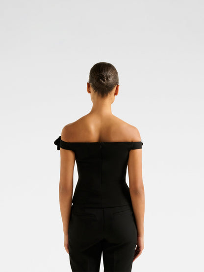 Faye Applique Bardot Top