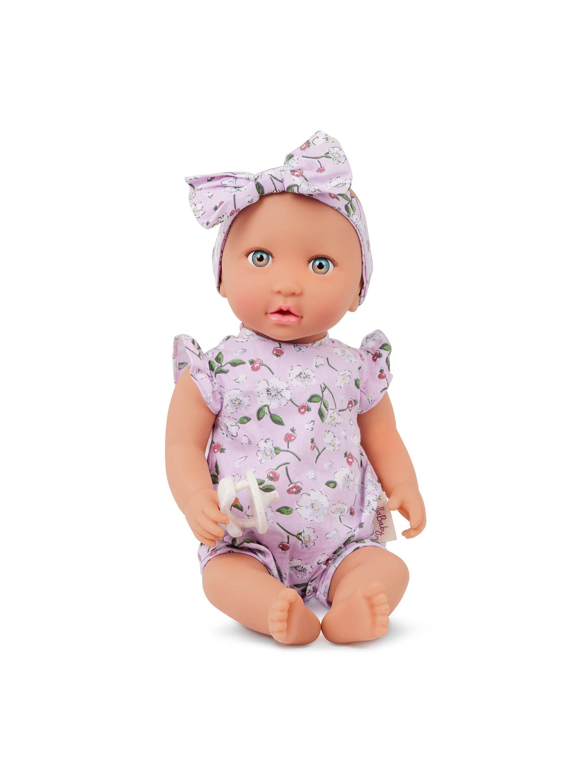 Floral Dress & Headband Doll Outfit