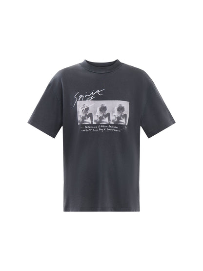 Ashton Tee Concert  Washed Black