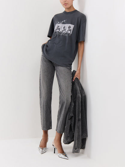 Ashton Tee Concert  Washed Black