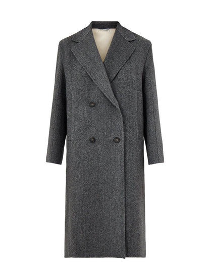 Sabadel 2In1 Coat Gilet Bolero Combo Grey