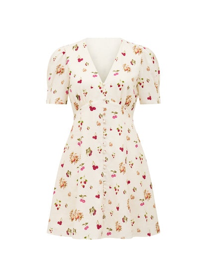 Berna Printed Mini Dress