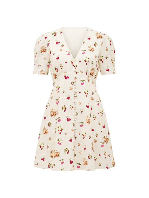 Berna Printed Mini Dress