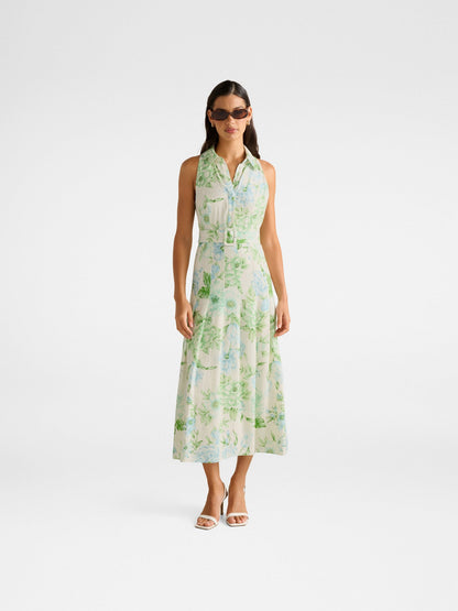 Lindsey Linen Tennis Dress