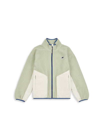 Kids’ Premium Borg Fleece Zip-Thru Funnel Multi