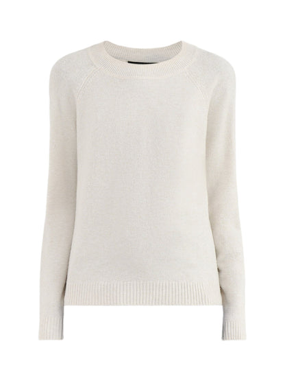 Doffy Recycled Polyester-Blend Blouse Cream