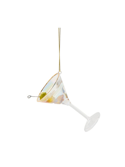 Dirty Martini Glass Christmas Hanging Decoration