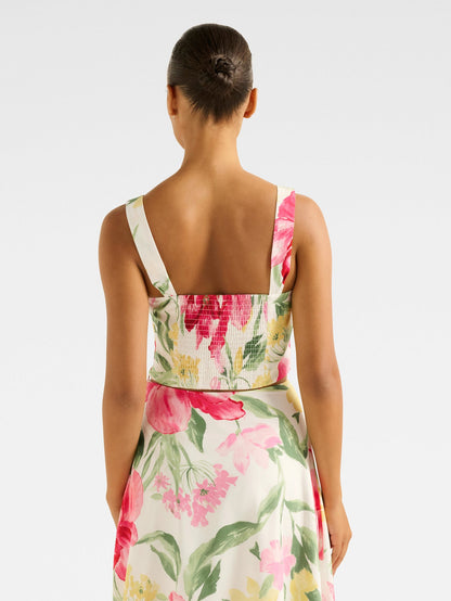 Talia Twist Front Bustier Top