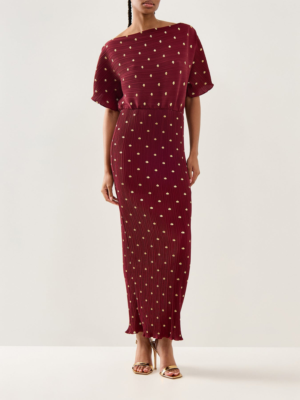Tilly Midi Dress Red