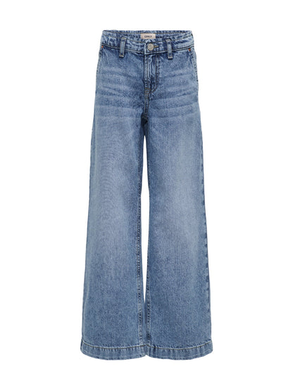 Comet Wide Leg Denim Medium Blue Denim