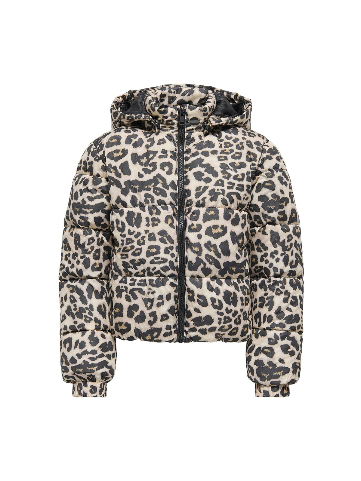 Only Short Puffer Jacket Silver Mink