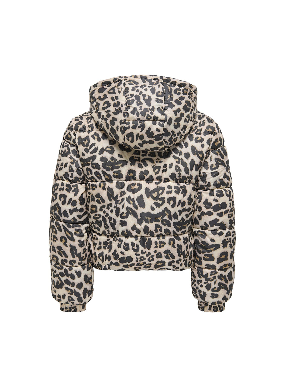 Only Short Puffer Jacket Silver Mink