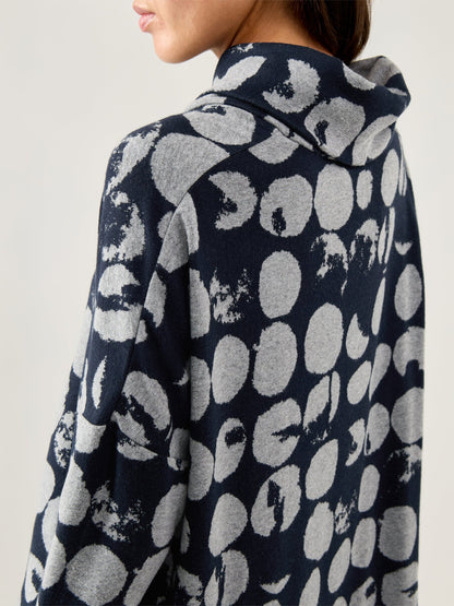 Textured Jersey Boxy Top Grey