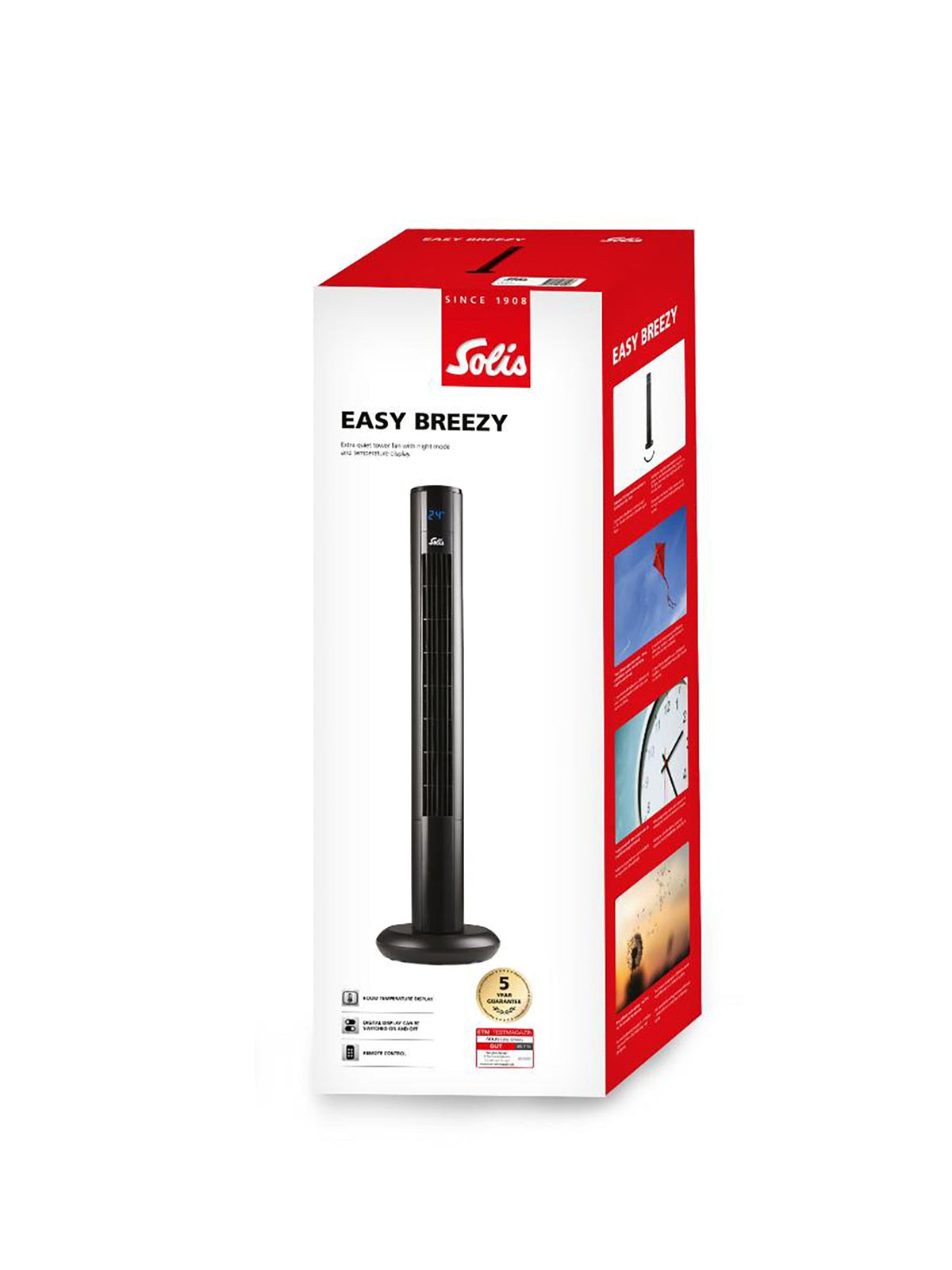 Breezy Tower Fan Black