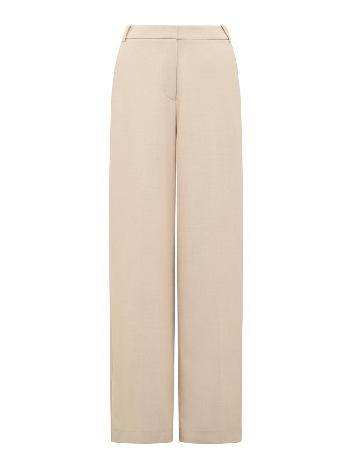 Lulu Wide Leg Pants Milk Marle Suit