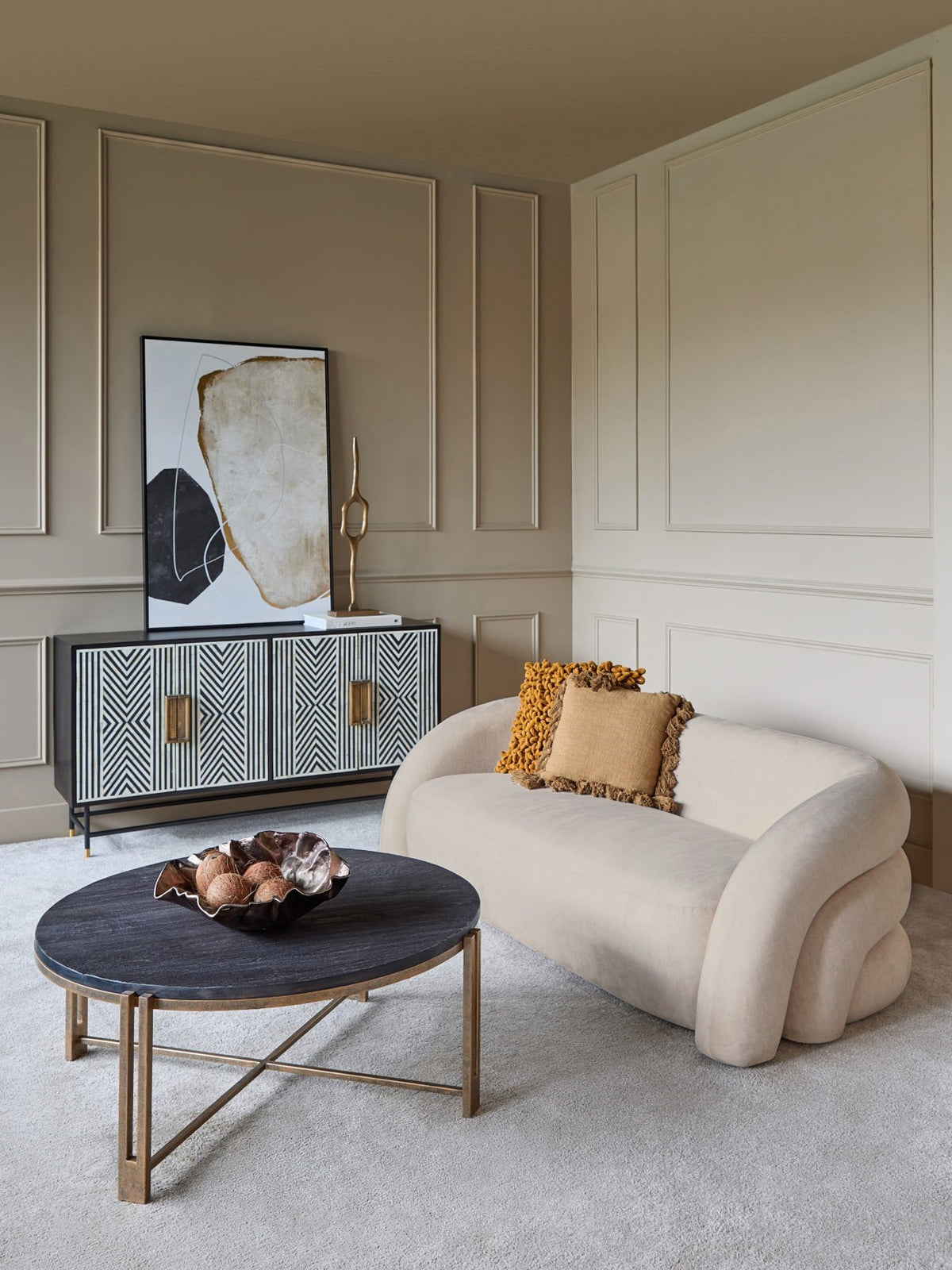 Casa Two Seater Sofa Cream