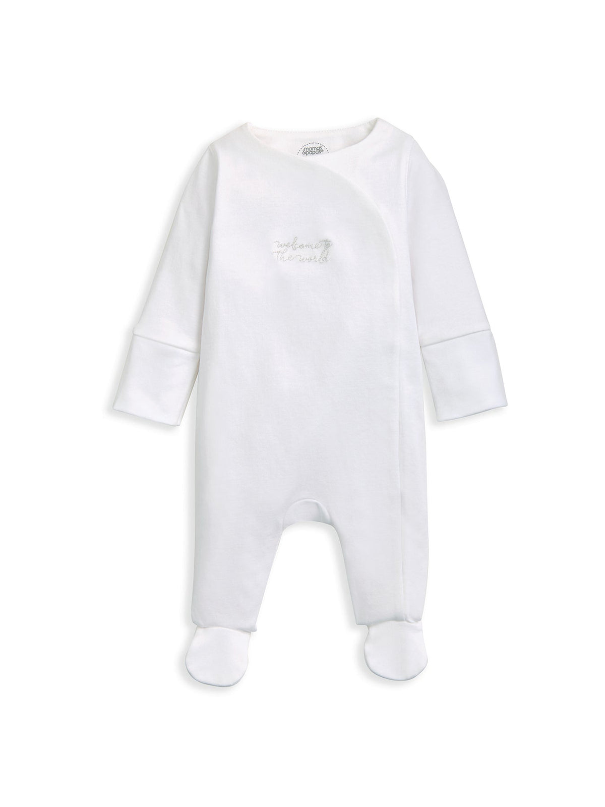 Baby Cotton All-In-One White