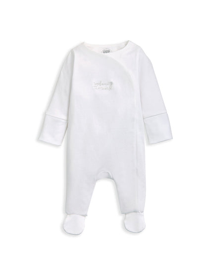 Baby Cotton All-In-One White