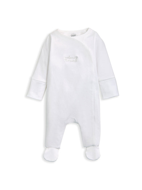 Baby Cotton All-In-One White