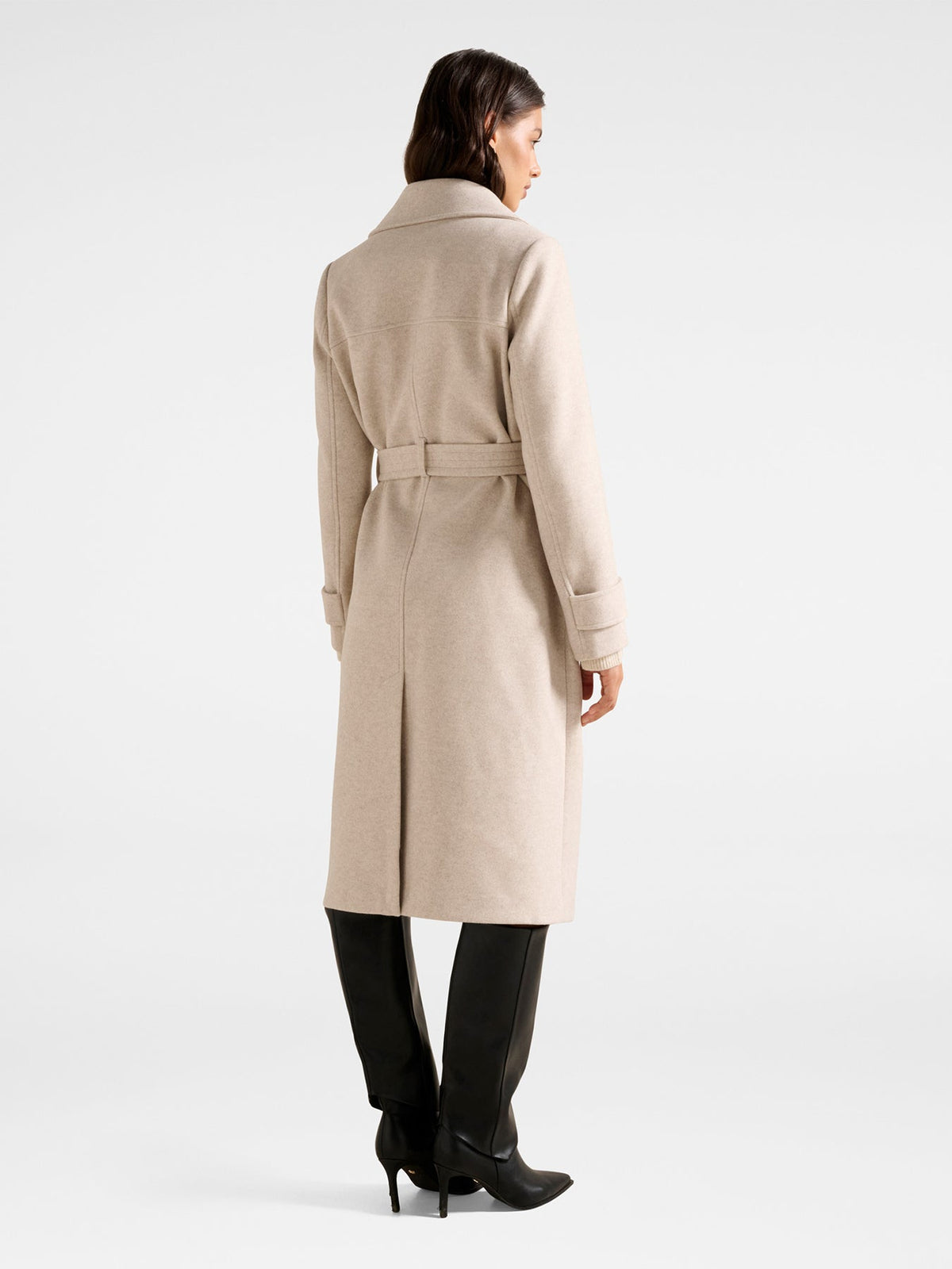 Cara Double Breasted Wrap Coat