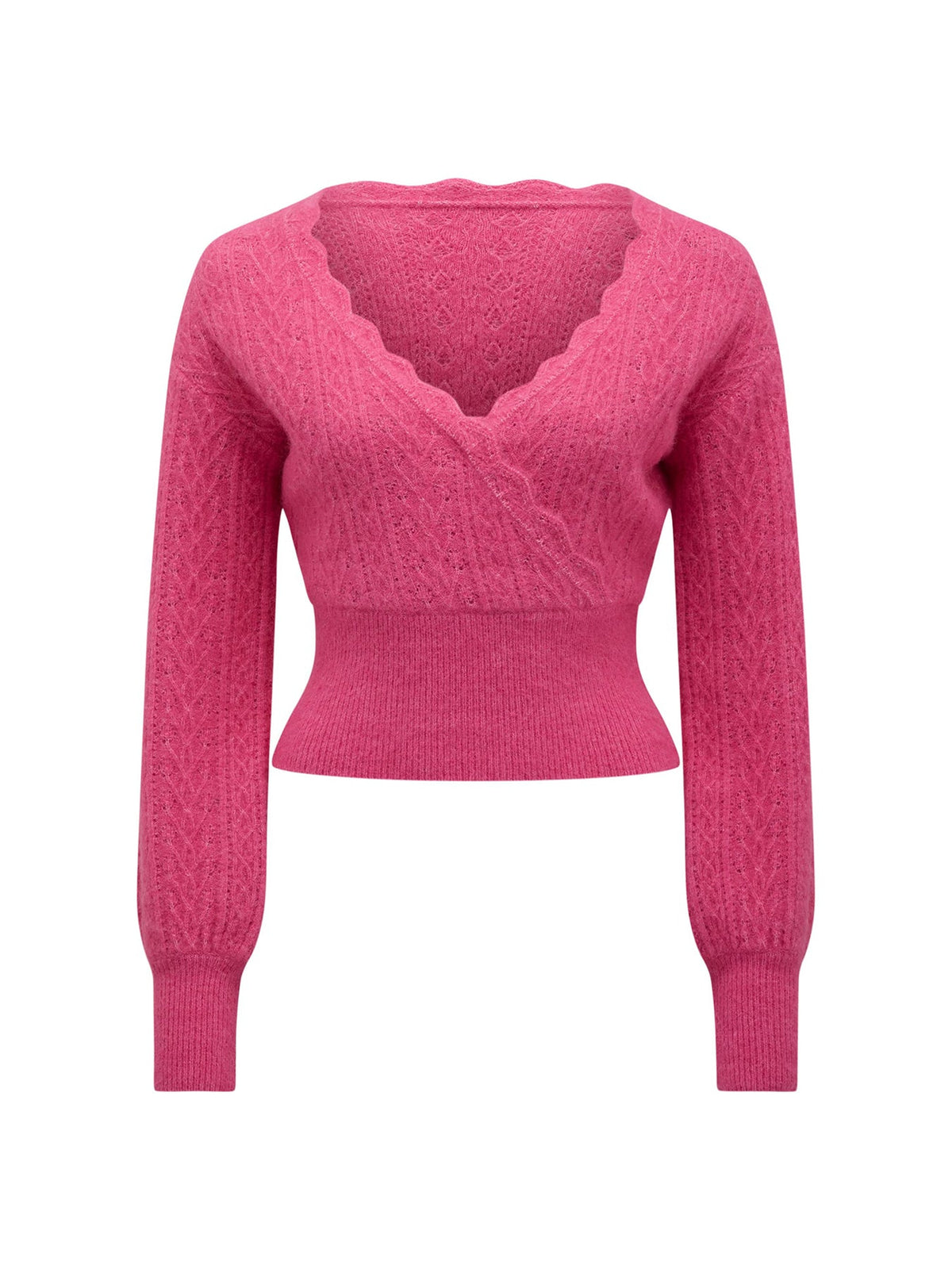 Kylie Stitch Wrap Sweater